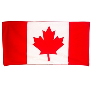 Serviette de plage avec drapeau des États-Unis, du Royaume-Uni et du Canada Serviette de plage tropicale turque de luxe de style moderne avec design dollar européen - Product Image 2