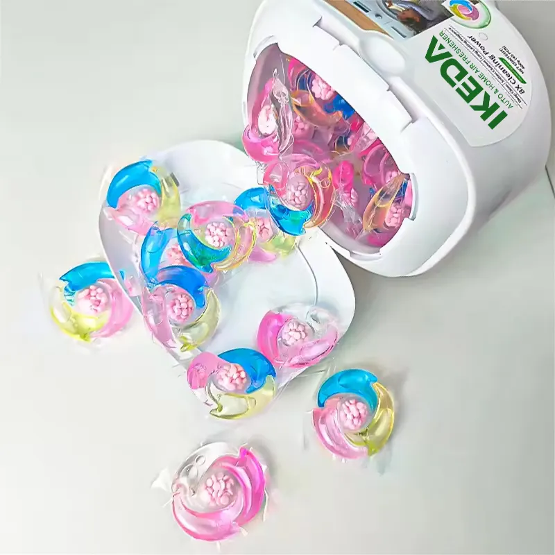 Water soluble laundry pod machine laundry pods packaging box laundry detergents pods sachet packing machine