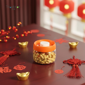 Vacare <b>Plastic</b> Food <b>Storage</b> Containers with Vacuum Seal <b>Lids</b> Modern Design 1-3L Capacity for Food Preservation - Product Image 1