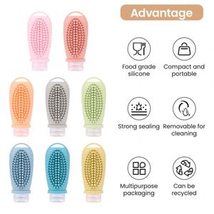 Portable Silicone Squeeze <b>Bottle</b> Tooling Custom Tools Reusable 100ml <b>Travel</b> <b>Bottles</b> for RV Life(Refill Lotion and Liquid) - Product Image 6