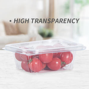 Boîtes d'emballage transparentes en clamshell pour <span class=keywords><strong>raisins</strong></span>, prêtes à consommer, à emporter, fabriquées en Chine, avec conteneur inviolable - Product Image 3