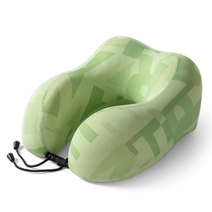 Jym gối hình chữ U xốp nhớ chậm phục hồi dễ mang theo tùy chỉnh gối du lịch hỗ trợ cong vênh cổ mềm thoáng khí tiện dụng - Product Image 3