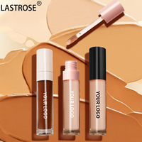 Anti-cernes liquide à couvrance totale imperméable à l'eau, vente chaude, marque privée, contour mat naturel, anti-cernes crémeux végétalien pour le visage