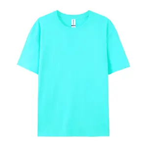 AI-MICH Wholesale Logo 100 % Cotton Blank Men'S T -Shirt Leisure Short Sleeve Custom T -Shirt High Quality Street Clothing