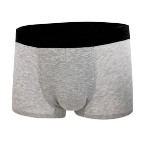 Boxer à <span class=keywords><strong>Devant</strong></span> <span class=keywords><strong>Ouvert</strong></span> pour Homme, Sous-Vêtements Longs en Tricot de Coton Respirant de Grande Taille avec Logo Imprimé Sexy, <span class=keywords><strong>String</strong></span> de Style Hiver - Product Image 1