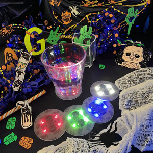 Nhà máy cung cấp trực tiếp LED Light-up đế lót ly bảy màu chủ sở hữu chai rượu vang nhấp nháy dán cốc cho thanh KTV bên trang trí - Product Image 3