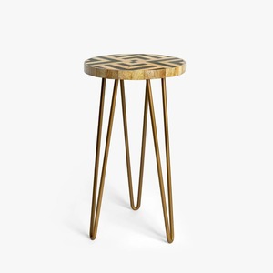 Mesa Auxiliar Redonda de Madera de Primera Calidad, Compacta, para Decoración del Hogar, Sala de Estar, Dormitorio, Disponible a Precio de Mayoreo - Product Image 4