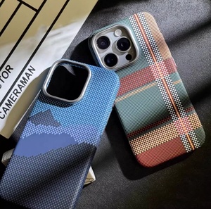 เคสโทรศัพท์ลาย<span class=keywords><strong>เมฆ</strong></span> คาร์บอนไฟเบอร์แม่เหล็กโลหะรุ่นใหม่มาแรง สำหรับ iPhone 15 14 13 12 Pro Max - Product Image 3