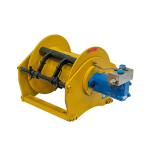 10-Ton Hydraulic <strong>Winch</strong> with Manual <strong>Drum</strong> Lock <strong>Steel</strong> Wire Rope Guide for Boat Cranes Auto for Ship Anchor Release Quick Release - Product Image 3