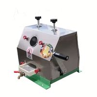 Thuisgebruik Machines Handmatige Mobiele Suikerrietsap Extracting Suikerriet Knijpen Juicer Molen Machine Rvs
