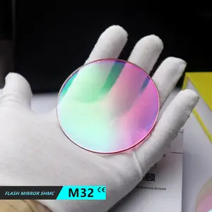 EXIA M32 Gafas de sol Lente 1,61 Flash Espejo Verde SHMC UV400 Gradient Pink Color Base Curve 3