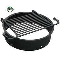 Fire Outdoor Pits Liner Portable Camping Fire Chauffage à bois Anneau de foyer en métal avec conception OEM