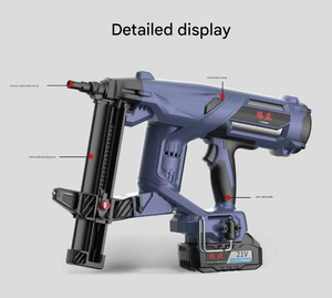 Pistolet à clous sans fil industriel Toua DCCN40A avec clous à tête plate, moteur sans balais en acier inoxydable, pour béton - Product Image 2