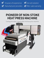 Imprimante DTF Epson 4 têtes de qualité commerciale, format large 60 cm I3200 automatique avec secoueur de poudre, neuve A1, garantie 1 an