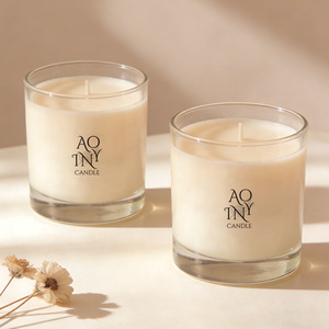 Velas Aromáticas en Vasos de Vidrio Transparente, Hechas a Mano, con Fragancia Duradera para Relajación en el Hogar, Spa y Regalos - Product Image 5