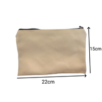 Pochette de maquillage personnalisée par sublimation, sac de rangement portable à fermeture éclair pour voyage, trousse à crayons, décoration d'intérieur, vente en gros