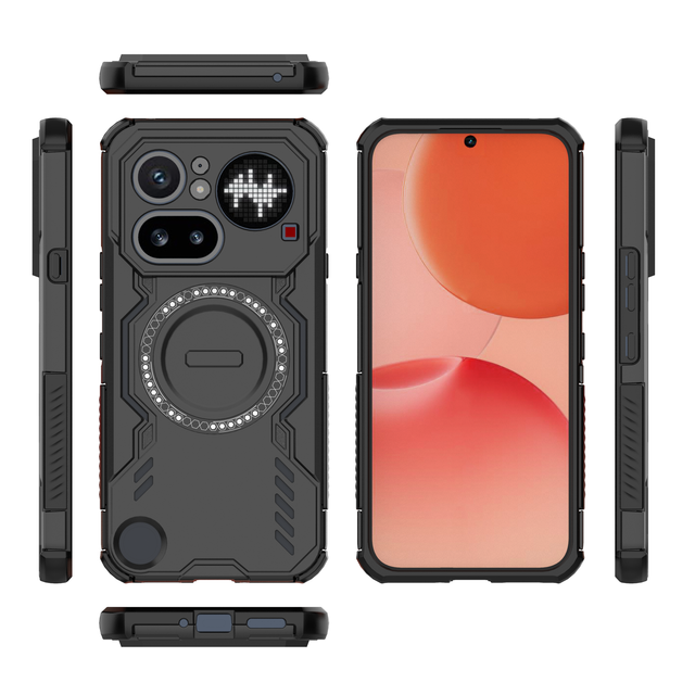 Armor Protective Heat Dissipation Phone Case for Nothing Phone 4A Pro 3A Lite CMF 2 Pro Cover Magnetic Shockproof Shell Fundas