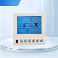 Termostato LCD de Pantalla Grande, Reloj Programable de Siete Días, Pantalla de Memoria de Energía, Protección de Baja Temperatura, Unidad de Control HVAC