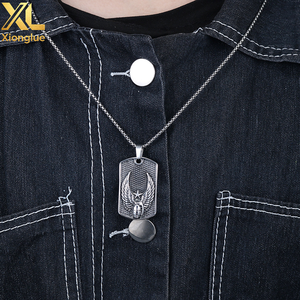Popular Women's Trendy Geometric <b>Necklace</b> Vintage <b>Long</b> Link Chain with Zinc Alloy Pendant Hip-hop Style Gift - Product Image 2