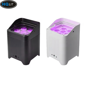 Nuove Luci Uplight 6*18W a Batteria Wireless RGBWA+UV per Interni ed Esterni, Luci da Parete Ricaricabili per Matrimoni, Feste, DJ e Palcoscenici 2026 - Product Image 2