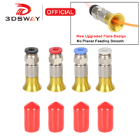 Caja Secadora de Filamento para Impresora 3D, Tubo de PTFE de 2.5x4mm, Caja de Secado DIY, Conector Neumático PC4-M6 con Tuerca para Filamentos PLA y ABS
