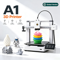 Imprimante 3D FDM à nivellement automatique haute vitesse Bambo A1 Version Globale, impression à distance WiFi de bureau, PLA PETG TPU 500mm/s