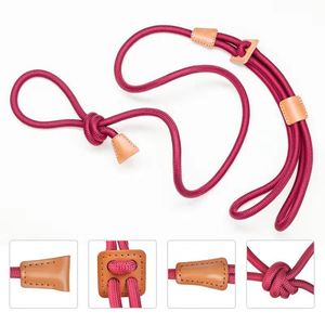 Harnais pour <span class=keywords><strong>chien</strong></span> de compagnie, accessoires de luxe, pour collier, tout-en-un, robuste, en nylon, couleur unie, une pièce - Product Image 3