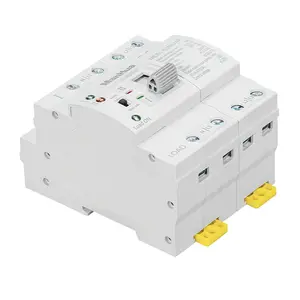 Manhua 4 P Ac 400V 63a 4 Polen Mini Huishoudelijke Apparaten Dual Power Automatische Overdrachtsschakelaar Voor Thuisgebruik Pc-Klasse