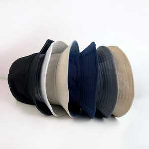 Moda barato Reversible al por mayor en blanco a granel logotipo personalizado Color sólido sombrero de cubo - Product Image 2