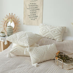 Innermor moderne solide ivoire Beige blanc collection motif personnalisé en gros <span class=keywords><strong>Geo</strong></span> luxe boho décoration de la maison coussins - Product Image 4