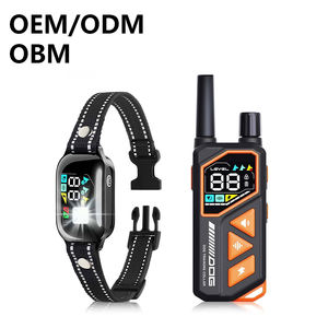 Ai स्मार्ट डॉग शॉक कॉलर 3300फीट नियंत्रण दूरी ip7 वाटरप्रूफ 3 प्रशिक्षण मोड छाल नियंत्रण कुत्ते प्रशिक्षण कॉलर - Product Image 1