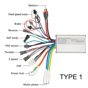 24V 36V 48V Waterproof Aluminum Brushless <b>Motor</b> <b>Controller</b> 250W 350W for Electric Bike & Scooter Electric Bicycle Parts - Product Image 2