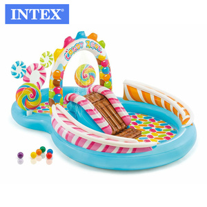 <span class=keywords><strong>INTEX</strong></span> 57149 Trampoline toboggan parc bonbons <span class=keywords><strong>piscine</strong></span> <span class=keywords><strong>gonflable</strong></span> maison <span class=keywords><strong>de</strong></span> rebond terrain <span class=keywords><strong>de</strong></span> jeu extérieur pour enfants salle <span class=keywords><strong>de</strong></span> <span class=keywords><strong>jeux</strong></span> familiale - Product Image 4