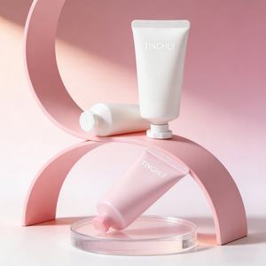 Tubes de conditionnement cosmétiques en plastique à bouchon rabattable de 50 ml pour sérum de soin de la peau, nettoyant visage et crème pour les mains - Product Image 4