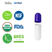 Prix de gros, capsules vides en HPMC végétalien, personnalisées avec logo imprimé, taille 2