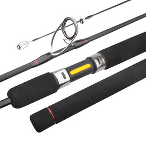 Canne à pêche FGAME en verre solide, 5 pieds, 10-25lb, 10-50g, 12kg de résistance, 1 section, robuste, pour la pêche au poisson-chat trophée - Prix usine - Product Image 1