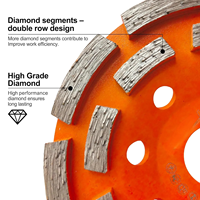 Meule diamantée populaire pour le profilage de pierres, disque de meulage diamanté brasé à l'argent pour le marbre et le granit, pour le débavurage, utilisation à l'eau, finition fine