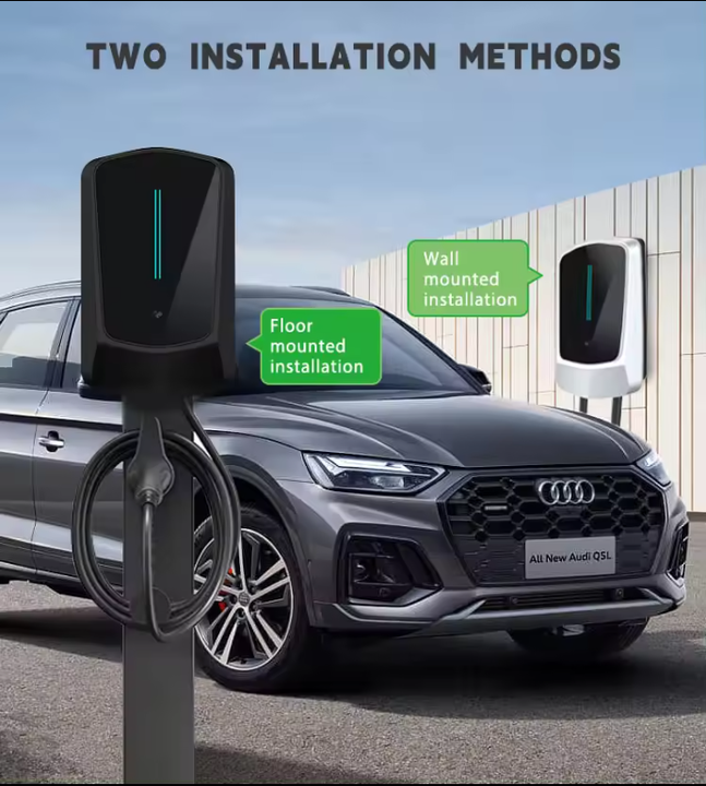 Factory Cheap Price Wall Mounted Electric Car Charging Station EV