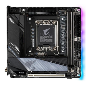 Carte mère de jeu GIGABYTE Z690I <span class=keywords><strong>AORUS</strong></span> ULTRA PLUS DDR4 64 Go Mini ITX, socket LGA 1700, nouvelle génération Intel 12e/13e génération, NVMe M.2, ordinateur de bureau - Product Image 4