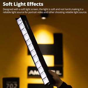 AMBITFUL A2 PRO Tube lumineux RVB pleine couleur, CRI <span class=keywords><strong>95</strong></span> TLCI 97 Couleurs précises, 2500k-8500k réglable - Product Image 6