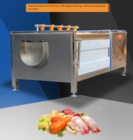 Laveuse de légumes multifonctionnelle professionnelle pour restaurants, idéale pour les radis, pommes de terre, carottes, racines de lotus et patates douces