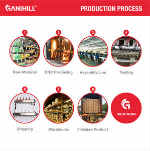 Panel kontrol suhu layar sentuh logam, termostat udara segar untuk pemanasan lantai PC ruang Air - Product Image 5