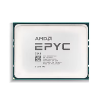 AMD 32 Core 64 ulir 2.8ghz soket Sp3 256m Cache 225W prosesor Server EPYC 7543 CPU