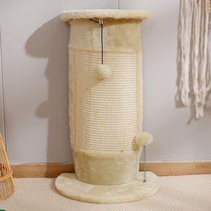 <strong>Corner</strong> Cat Scratching <strong>Post</strong> Indoor Furniture protection Scratcher with Stable Cat Stand and Spring Toy Added - Product Image 3