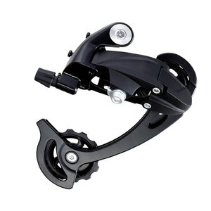 Shinesoon Dérailleur arrière pour vélo de route <span class=keywords><strong>VTT</strong></span> <span class=keywords><strong>8</strong></span>/9 <span class=keywords><strong>vitesses</strong></span> avec levier de vitesse en aluminium 3 <span class=keywords><strong>vitesses</strong></span>, capacité 36T, noir, 260g, plastique + métal - Product Image 2