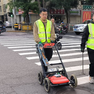 Portable Multi-channel GPR Array para inspeção rodoviária e Bridge Deck Avaliação Ground Penetrating Radar - Product Image 4