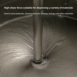 Máquina de mezcla y emulsificación de alta velocidad de 100-400 L para alimentos, plásticos, productos químicos y biológicos, con HMI y PLC - Product Image 4