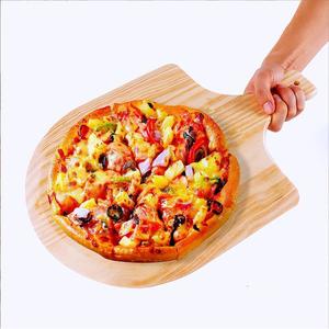 Planche à pizza en bambou Autumn Journey, 12 pouces, pelle à pizza en bois pour la cuisson au four et le service - Product Image 1