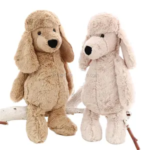 Barboncino marrone kaki peluche di peluche animali giocattoli personalizzati barboncino cane peluche per bambini/bambini