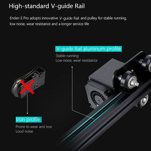 Imprimante 3D <span class=keywords><strong>Ender</strong></span>-<span class=keywords><strong>3</strong></span> <span class=keywords><strong>Pro</strong></span> avec plaque de surface d'impression Cmagnet améliorée, pièces d'imprimante 3D, stylo - Product Image 6